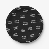 Ihr Image, Ihr Geschäftslogo oder ein anderes Desi Pappteller (Vorderseite)