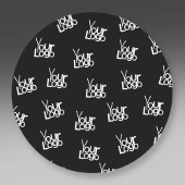 Ihr Image, Ihr Geschäftslogo oder ein anderes Desi Runder Aufkleber