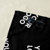 Ihr Image, Ihr Geschäftslogo oder ein anderes Desi Strandtuch (Beispiel)