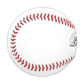 Ihr Individuelle Name Baseball (Vorderseite Links)