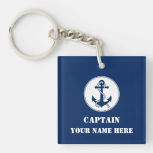 Ihr Individuelle Name oder Bootsname mit Seil und  Schlüsselanhänger