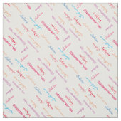 IHR INDIVIDUELLE NAME STOFF (Muster)