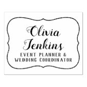 Ihr Individuelle Name und Ihr Shop-Bracket Gummistempel (Prägung)