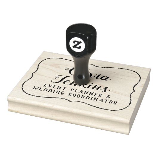 Ihr Individuelle Name und Ihr Shop-Bracket Gummistempel (Stempel)