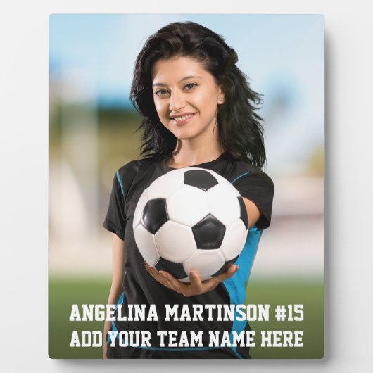 Ihr individueller Fußball oder Ihr Sport-Foto Fotoplatte (Vorderseite)