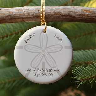 Ihr individueller Strand Sand Dollar Keramikornament