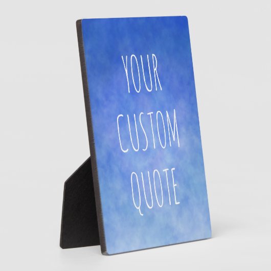 Ihr individuelles Angebot Friedlich Blau und Weiß Fotoplatte (Seite)