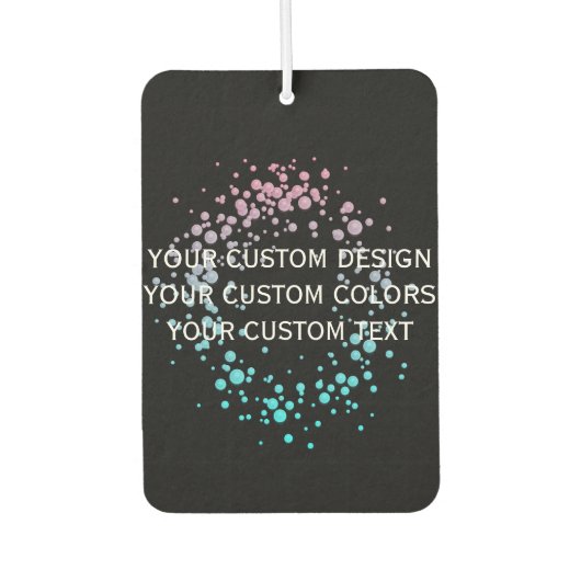 Ihr individuelles Design hier - Air Freshener Autolufterfrischer (Vorderseite)
