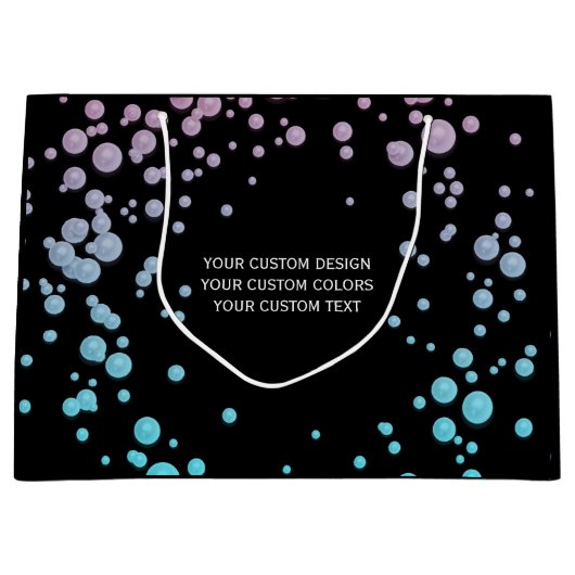 Ihr individuelles Design hier - Große Geschenktüte (Vorderseite)