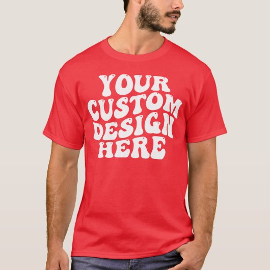 Ihr individuelles Design hier T-Shirt (Vorderseite)