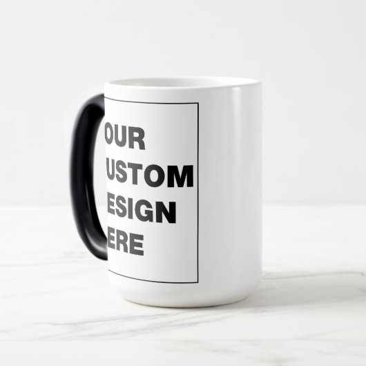 Ihr individuelles Design oder Logo Verwandlungstasse (Vorderseite Links)