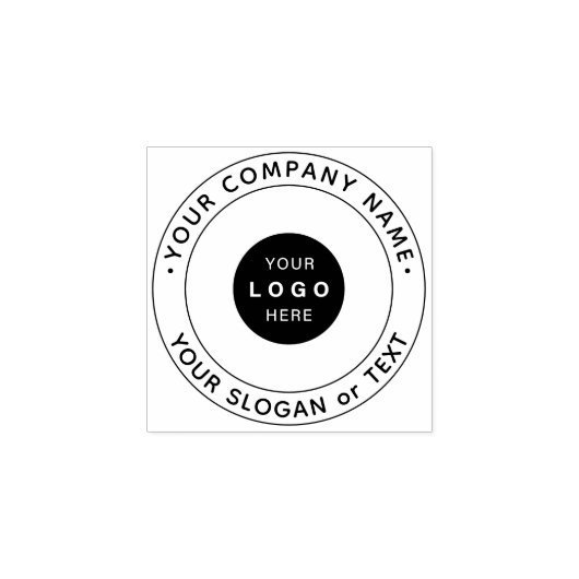 Ihr individuelles Firmenlogo Gummistempel (Prägung)