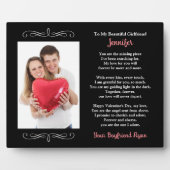 Ihr individuelles Foto für meine Freundin von Boyf Fotoplatte (Vorderseite)