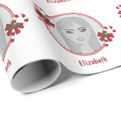 Ihr individuelles Foto mit frischen, feinen Kanist Geschenkpapier (Rolleneckpunkt)