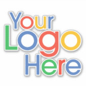 Ihr individuelles Logo hier | Büroaufkleber Aufkleber (Vorderseite)