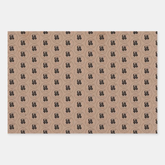 Ihr individuelles Logo-Varieté-Geschenkpapier Geschenkpapier Set (Vorderseite 2)