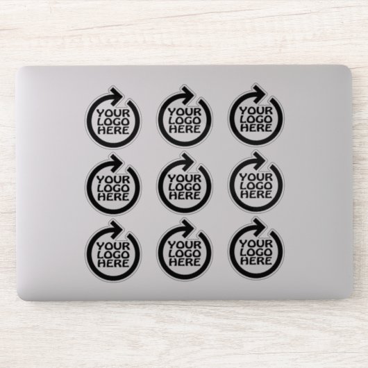 Ihr individuelles personalisiertes Firmenlogo Aufkleber (Computer)