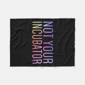 Ihr Inkubator Pro wählt Frauenrechtlerin Fleecedecke (Vorderseite (Horizontal))