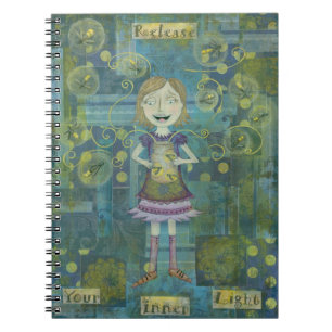 Ihr inneres Light Art Notebook veröffentlichen Notizblock