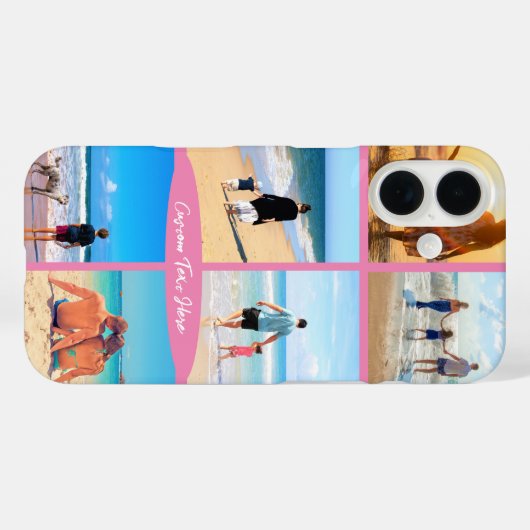 Ihr iPhone Case für FotoCollage und benutzerdefini (Rückseite (Horizontal))
