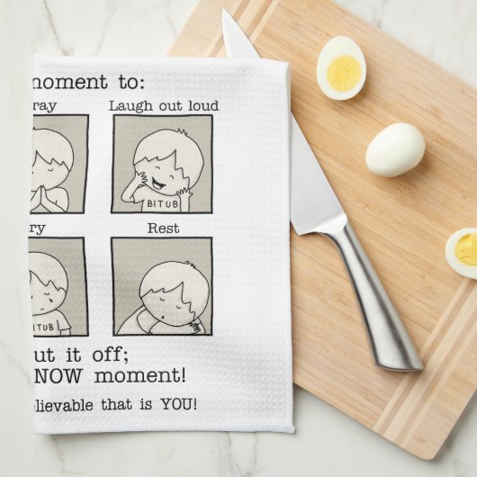 Ihr JETZT Geschirrtuch (Viertel Falte)