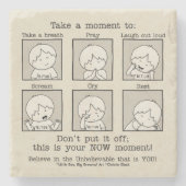 Ihr JETZT Steinuntersetzer (Vorderseite)