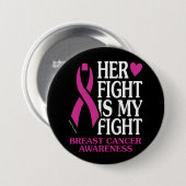 Ihr Kampf.. Brustkrebs Button (Vorne & Hinten)