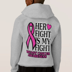 Ihr Kampf.. Brustkrebs Hoodie