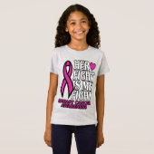 Ihr Kampf.. Brustkrebs T-Shirt (Vorne ganz)