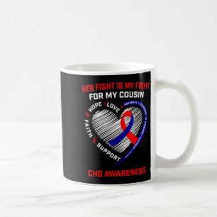 Ihr Kampf Cousine CHD-Bewusstsein Herzkrankheit Di Kaffeetasse