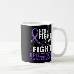Ihr Kampf Epilepsie-Bewusstsein Lila Band Epilept Kaffeetasse