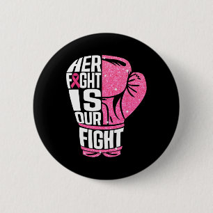 Ihr Kampf gegen Brustkrebs ist unser Kampf Boxhand Button