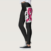 Ihr Kampf ist mein Brustkrebsbewusstsein Leggings (Links)