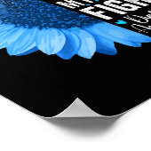 Ihr Kampf ist mein Geschenk zur Sensibilisierung f Poster (Ecke)