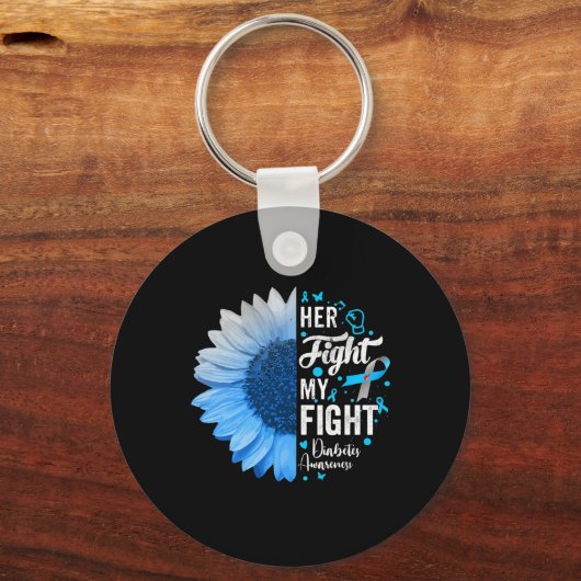 Ihr Kampf ist mein Geschenk zur Sensibilisierung f Schlüsselanhänger (Vorderseite)