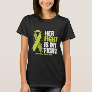 Ihr Kampf ist mein Kampf Blutkrebs Lymphom-Bewusst T-Shirt