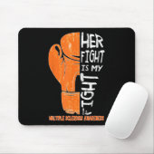 Ihr Kampf ist mein Kampf Boxhandschuh Frau Bewusst Mousepad (Mit Mouse)