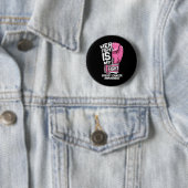 Ihr Kampf ist mein Kampf Boxhandschuhe Brustkrebs Button (Beispiel)