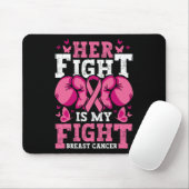 Ihr Kampf ist mein Kampf Boxhandschuhe Brustkrebs Mousepad (Mit Mouse)