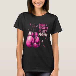 Ihr Kampf ist mein Kampf Boxhandschuhe Brustkrebs T-Shirt