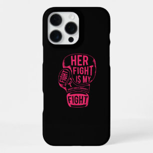 Ihr Kampf ist mein Kampf Brustkrebsbewusstsein iPhone 16 Pro Max Hülle