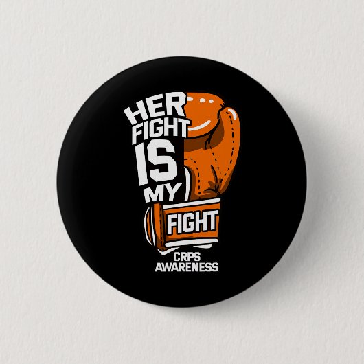 Ihr Kampf ist mein Kampf Crps Bewusstsein Rsd Oran Button (Vorderseite)