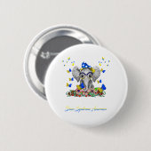 Ihr Kampf ist mein Kampf-Down-Syndrom Button (Vorne & Hinten)