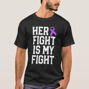 Ihr Kampf ist mein Kampf Epilepsie Geschenk Lila B T-Shirt