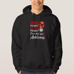 Ihr Kampf ist mein Kampf gegen Aneurysma Hoodie