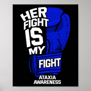 Ihr Kampf ist mein Kampf gegen Ataxie Bewegung Kri Poster