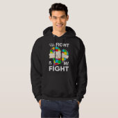 Ihr Kampf ist mein Kampf gegen Autismus Hoodie (Vorne ganz)