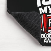 Ihr Kampf ist mein Kampf gegen Blutkrebs flüssiger Mousepad (Ecke)