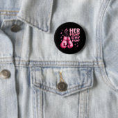 Ihr Kampf ist mein Kampf gegen Boxhandschuh Brustk Button (Beispiel)