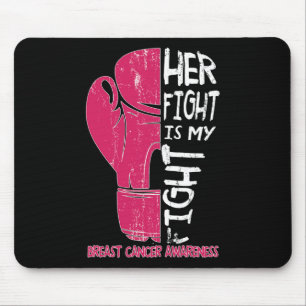 Ihr Kampf ist mein Kampf gegen Boxhandschuh Brustk Mousepad